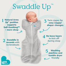 Load image into Gallery viewer, Swaddle Up - Grey (Original) 1.0 TOG
