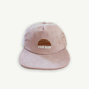 Rad Kid Cord Cap - Mauve