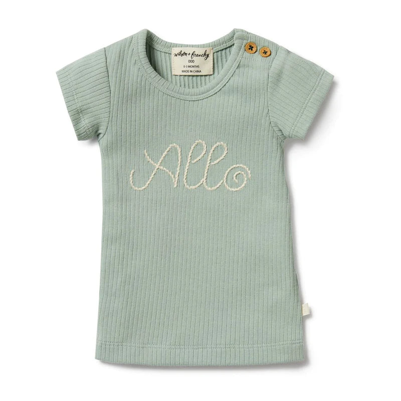 Allo Organic Rib Tee