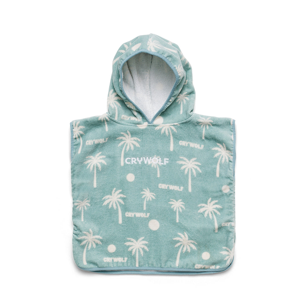 Baby Hooded Towel - Pacific Blue