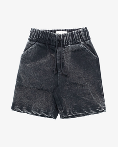 Black Denim Shorts