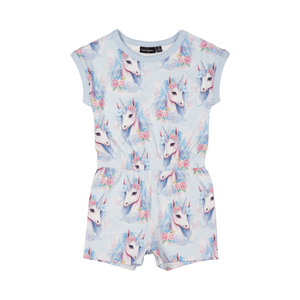 Blue Unicorn Romper