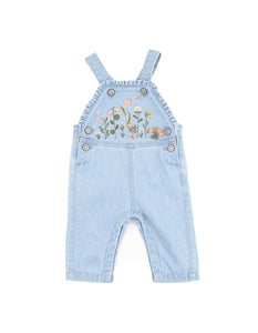 Botanica Embroidered Overalls