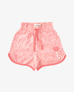 Coral Lollipop Muslin Shorts