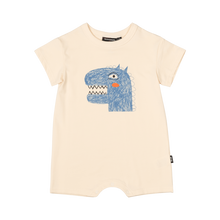 Load image into Gallery viewer, Dino Art Baby Short Romper
