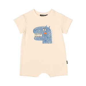 Dino Art Baby Short Romper