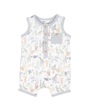 Load image into Gallery viewer, Ellis Print Lion Cub Romper
