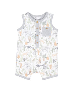 Ellis Print Lion Cub Romper