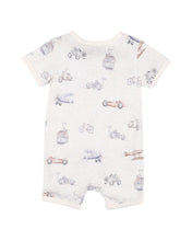 Load image into Gallery viewer, Finley Print SS ZIp Romper
