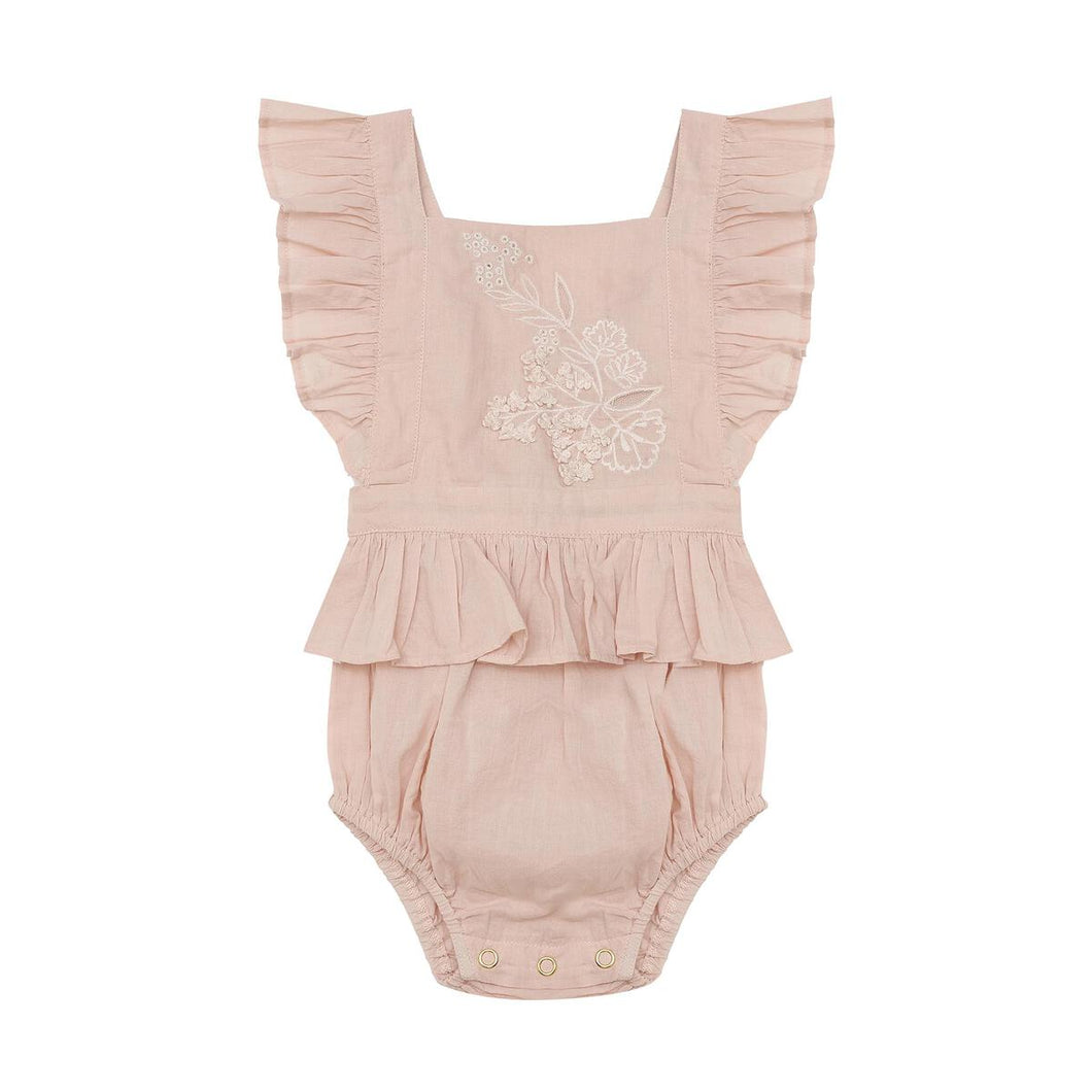 Florence Romper - Almond