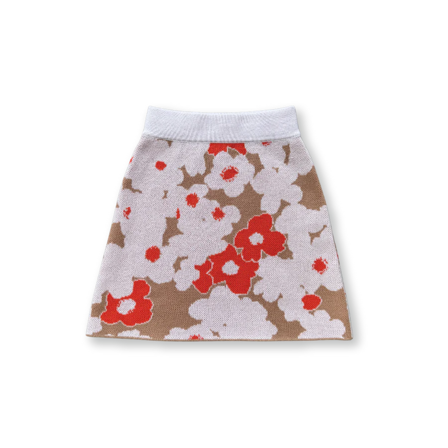 Organic Fleur Knitted Skirt