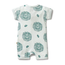 Load image into Gallery viewer, Little Lion Organic Pointelle Boyleg Zipsuit
