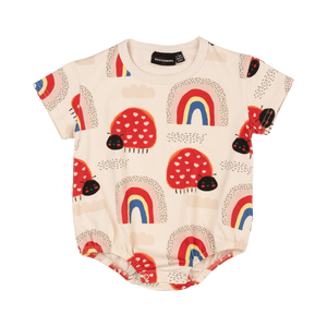 Love Bug Rainbow Oversized Baby Bodysuit