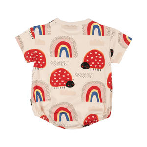 Love Bug Rainbow Oversized Baby Bodysuit