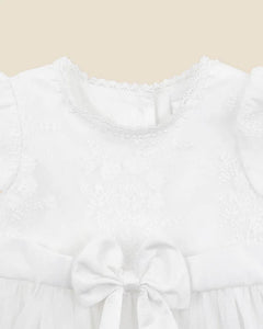 Open Back Christening Dress