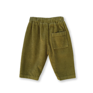 Organic Cord Pant - Herb