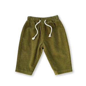 Organic Cord Pant - Herb