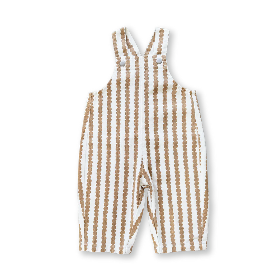 Everyday Organic Overalls - Stacked Pebble