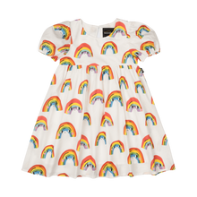 Load image into Gallery viewer, Over The Rainbow Puff Sleeve Dress
