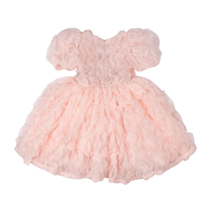 Pink Ruffle Tulle Party Dress