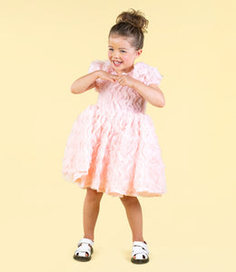 Pink Ruffle Tulle Party Dress