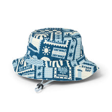 Load image into Gallery viewer, Reversible Bucket Hat - Postcards
