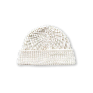 Organic Ribbed Beanie - Raw