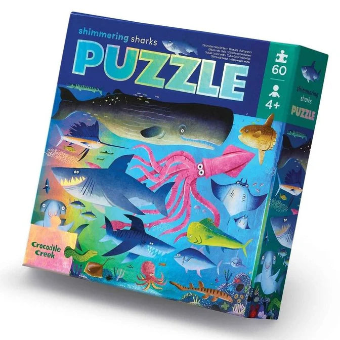 Shimmering Shark - Foil Puzzle (60pc)