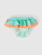 Load image into Gallery viewer, Daisy Delight Frill Waist Swim Nappy
