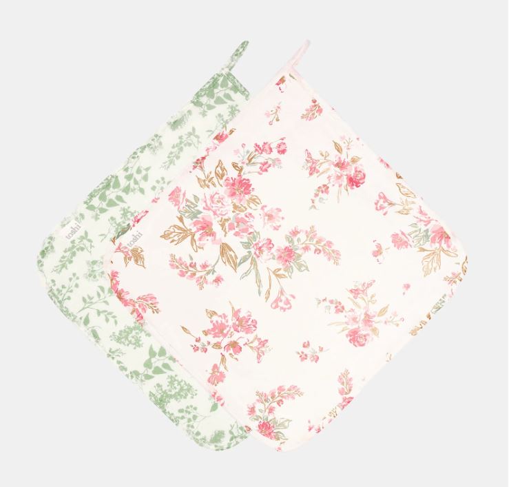 Baby Washcloth Muslin- Spring Meadow