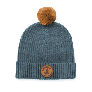 Pom Pom Beanie - Scout Blue