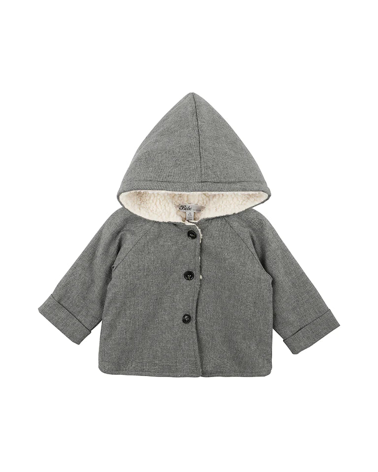 Albert Hooded Jacket - Latte/Mocha